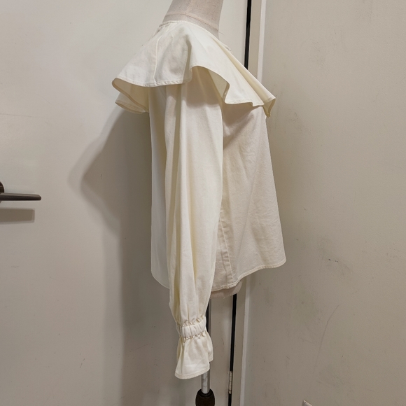 Dungaree ruffle blouse - Picture 2 of 10